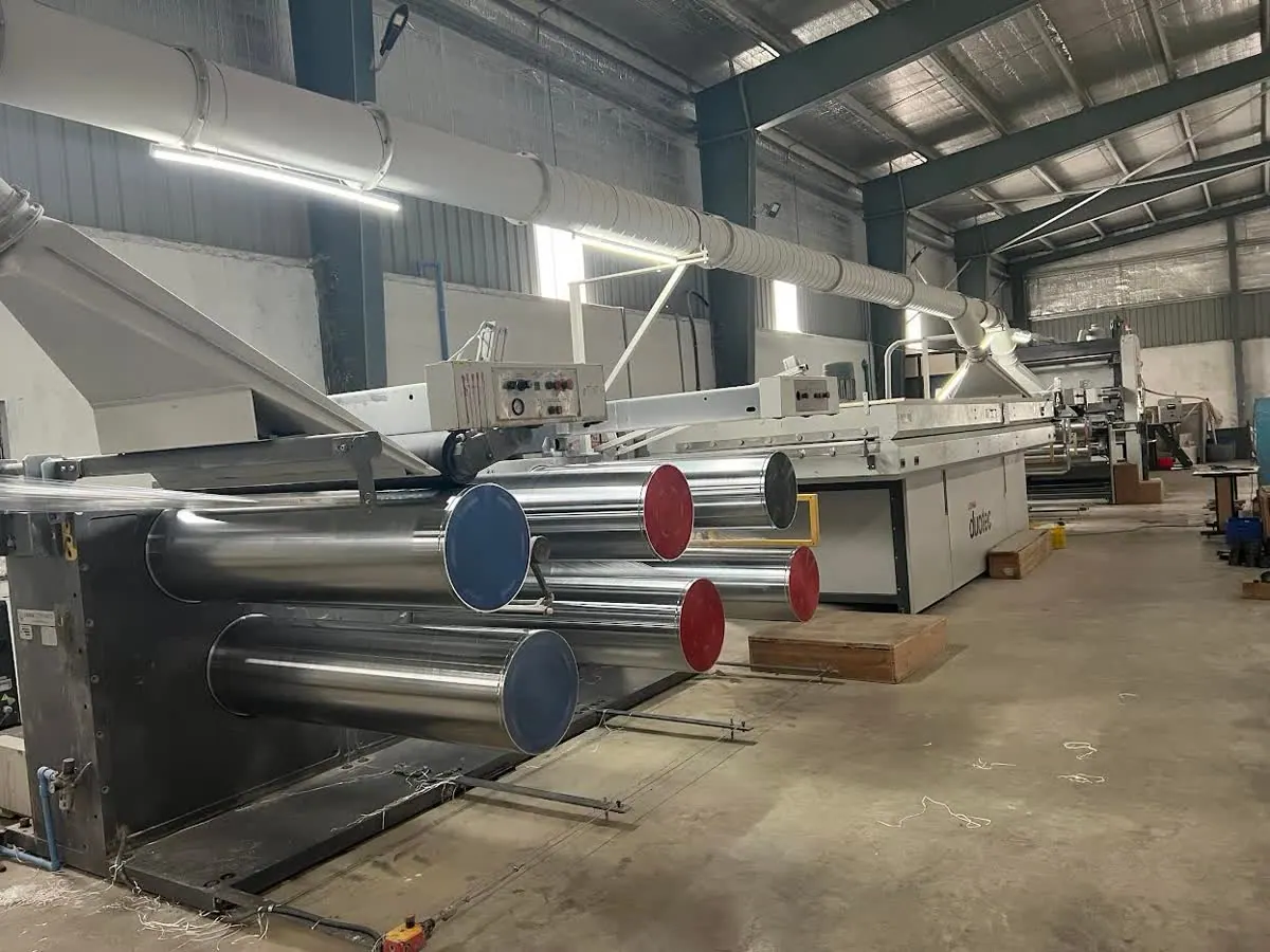 Tape plant at the Ganpati Woven Polypack plant
