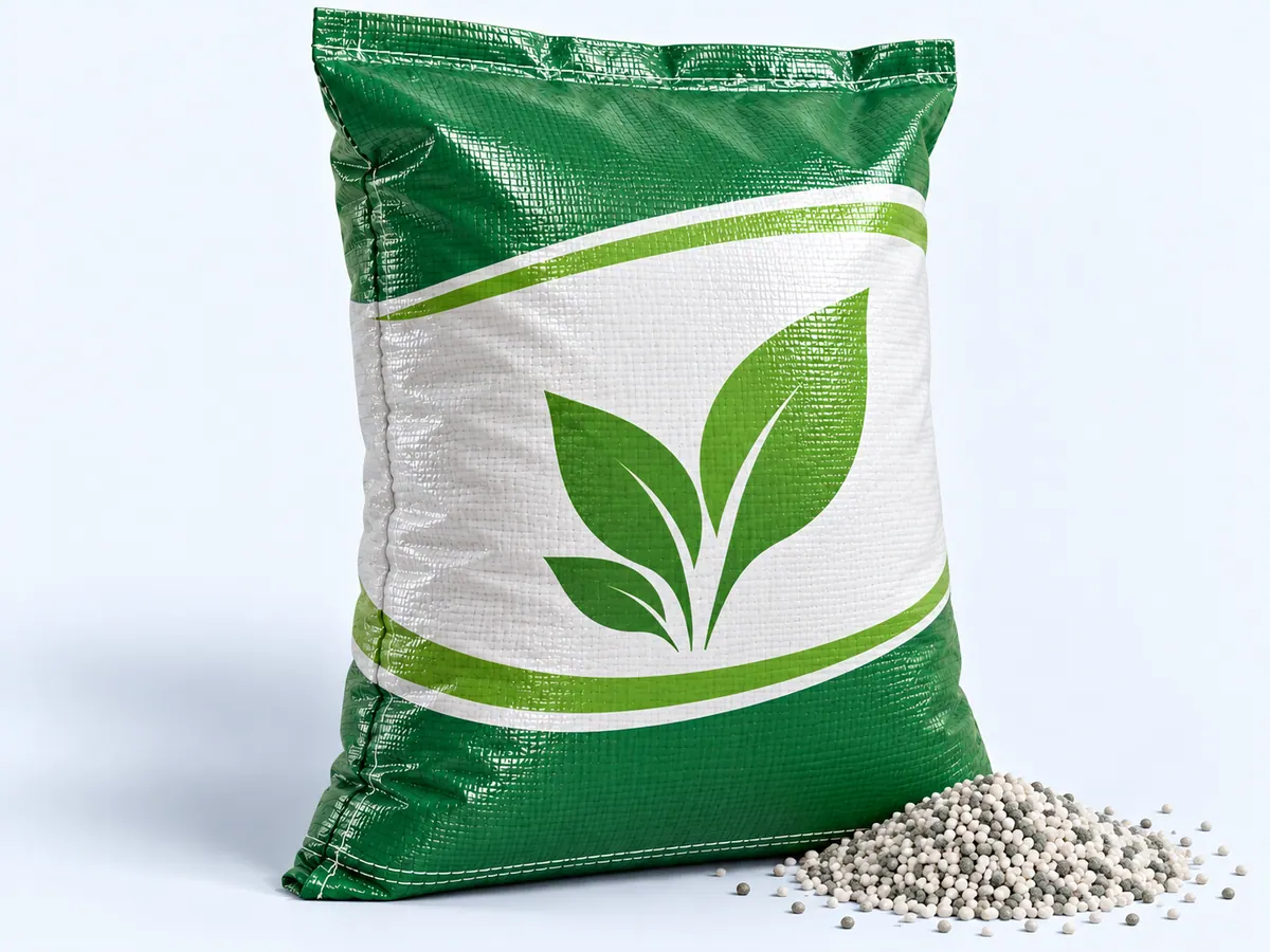 Printed PP woven fertiliser bag with granules